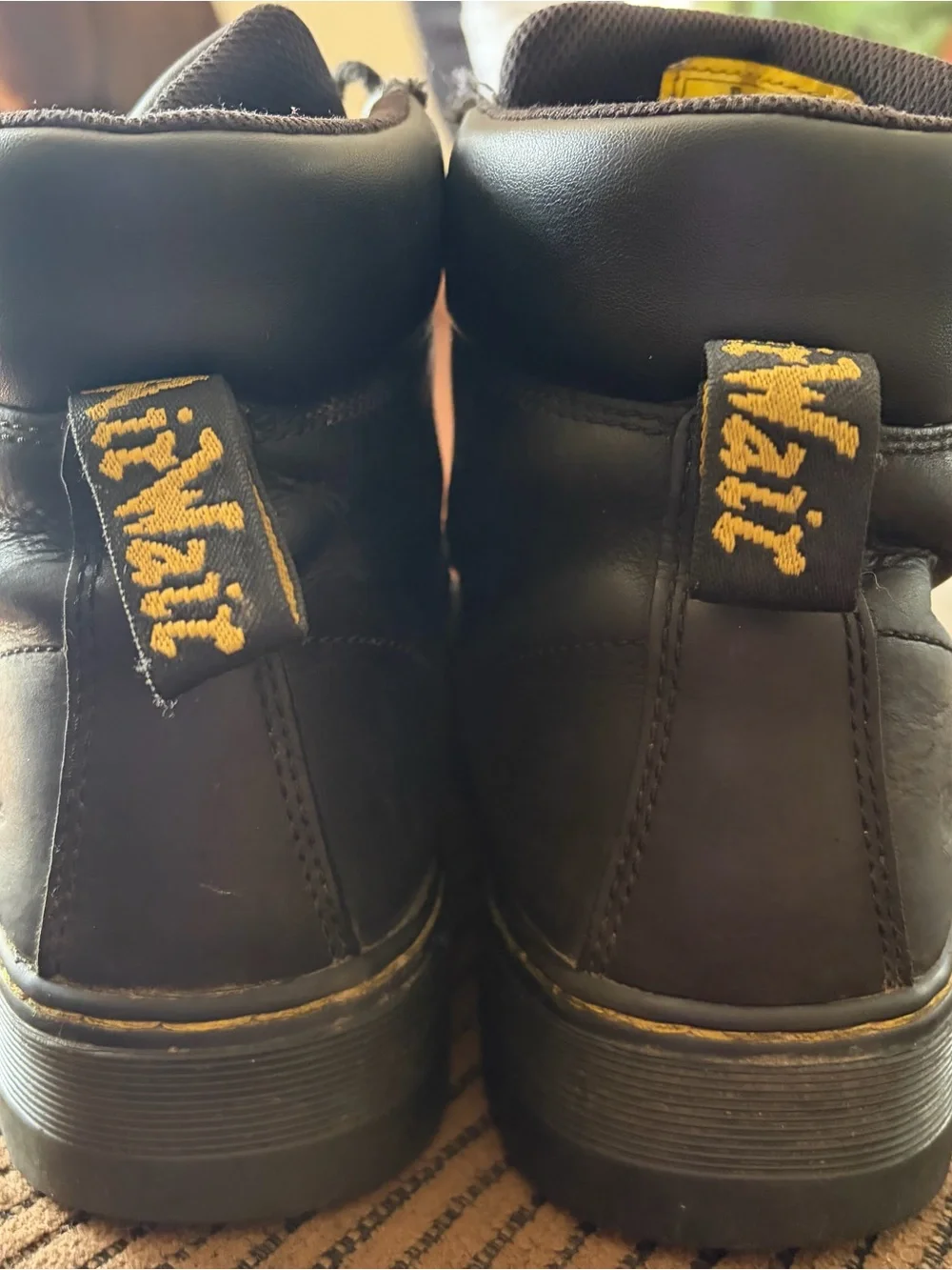 Dr. Martens Winch Steel Toe Work Boots mens size 11 black slip resistant
